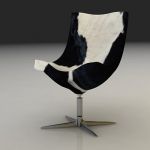 Italian armchair 3D - model Cappellini de luxe 2