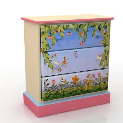 Modern Childrens Chest Of Drawers 3d Model Case Goods Dressers 4