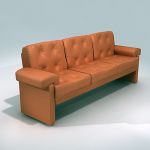 sofa 3d model B&B Italia Coronado2