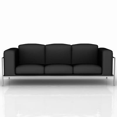 3D - model black sofa  de Sede_DS_560_01