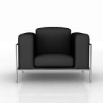 3D - model black armchair in the style of minimalism de Sede DS 560 03