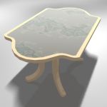 Table FNDJK064 3D - model