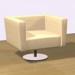 Armchair in the style of minimalism 3D - model Felix
