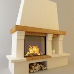 Qualitative 3D-model of country fireplace 32