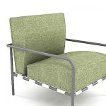 3D - model armchair of minimalism B&B Italia Freetime F T67 2