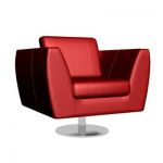 3D - model red chair in the style of minimalism CasaNova GIRO1