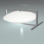 Modern Italian desk lamp 3D – model  CAD symbol Gamma Luce GALILEO