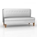 3d object sofa white H500-2