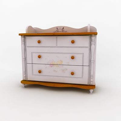 Chest Of Drawers For The Childrens Room Greece 3d Model Cad