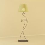 Italian floor lamp 3D object I.M.A.S 01 170x25 cm