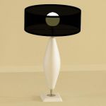 Italian table lamp 3D model kolarz 10 30x50