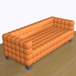 3D - model sofa in a modern style  Wittmann Kubus 3
