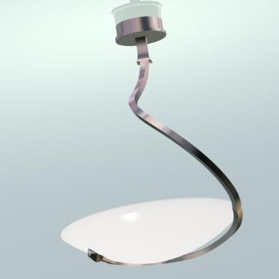 Oval Italian chandelier art nouveau 3D object Lamp-international Alfea