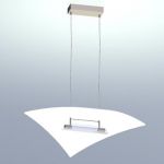 Italian chandelier style high-tech 3D model Lampadari Vela 1