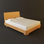 3d-model DOMINO modern bed (Italy) Line Saber 001