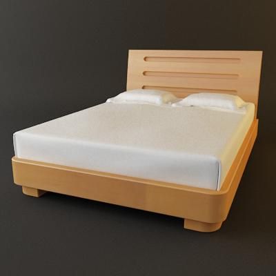3d-model DOMINO modern bed (Italy) Line_Saber_003