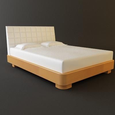 3d-model DOMINO modern bed (Italy) Line_Saber_004