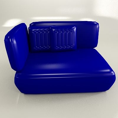 3D - model blue sofa Lucum Patricia Urquiola Cod 0LD_131-101-75