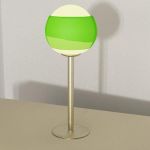 Green Italian desk lamp high-tech 3DS Lussole cl 06