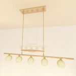 Modern Italian chandelier 3D - model Lussole cl 20