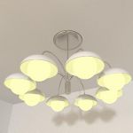 Italian chandelier 3D model Lussole cl 29
