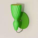 Green Italian sconces modern 3D - model Lussole md 24