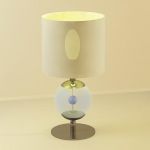 Italian table lamp 3D – model  CAD symbol Masiero 16