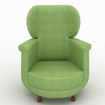 3D - model armchair  Italy Moroso BIG MAMA Cod015 96x95x100