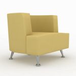 Italian armchair 3D – model  CAD symbol Moroso Jim Cod001 95x78x70