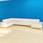 Italian white sofa 3D object Moroso Lowland LLD1D-S 472 274-73