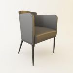 3D model of the Italian armchair Moroso Miss Cod 050 60-55-76