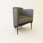 3D - model Italiy armchair Moroso Miss Cod 061 60-60-76