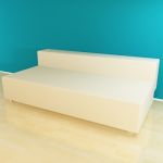 Italian sofa 3D model Moroso Phoenix Cod 04U 200-110-64