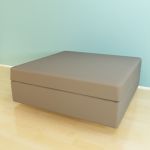 Italian armchair in the minimalist style 3D model Moroso Springfield Cod 077 98-98-36