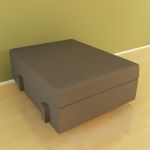 Italian armchair in the minimalist style 3D object Moroso Springfield Cod 0Q3 75-98-36