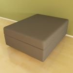Italian armchair in the minimalist style 3D object Moroso Springfield Cod 0Q4 75-98-36