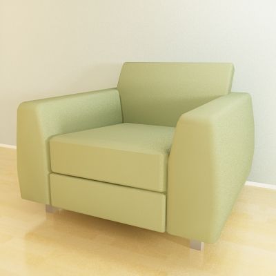 Italian armchair in the minimalist style 3D – model  CAD symbol Moroso Square Cod 001_105-100-79