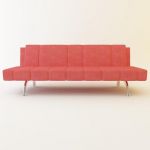 Italian sofa high-tech 3D model Moroso Waiting Cod 04E 275-78-75