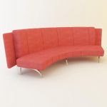 Italian sofa high-tech 3D model Moroso Waiting Cod 04H 206-291