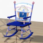 3D – model rocking-chair Noahs Ark