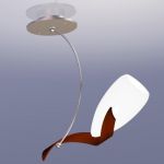 Italian chandelier in a modern style 3D object Pieropapari 010