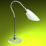 Italian desk lamp high-tech 3D object de Majo Poli po