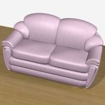 3D - model sofa in the Art Nouveau style CAD symbol Prestige 2