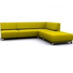 3D - model yellow sofa minimalism PureArt05