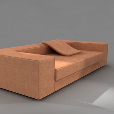 3D - model sofa minimalism quality SALLY