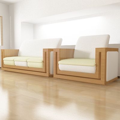 3D - model sofa minimalism SOFA1MK28set