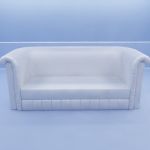 3D - model white sofa in a modern style SOFA1MK61