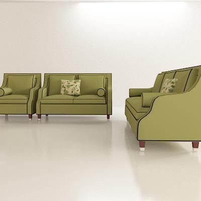 3D - model a set of sofas quality SOFA1MK74_set
