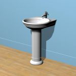 Sink01 3D - model