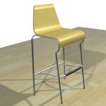 Italian chair XL collection barstools 3D object Mathias Smog